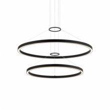 Matteo Lighting C30856MB - O'Hara Matte Black Chandelier