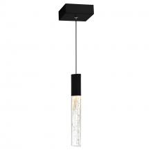 CWI Lighting 1589P5-1-101 - Greta Integrated LED Black Mini Pendant