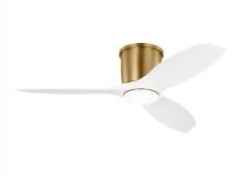Generation Lighting 3TTHR44SBD - Titus 44 Inch Indoor/Outdoor Integrated LED Dimmable Hugger Ceiling Fan