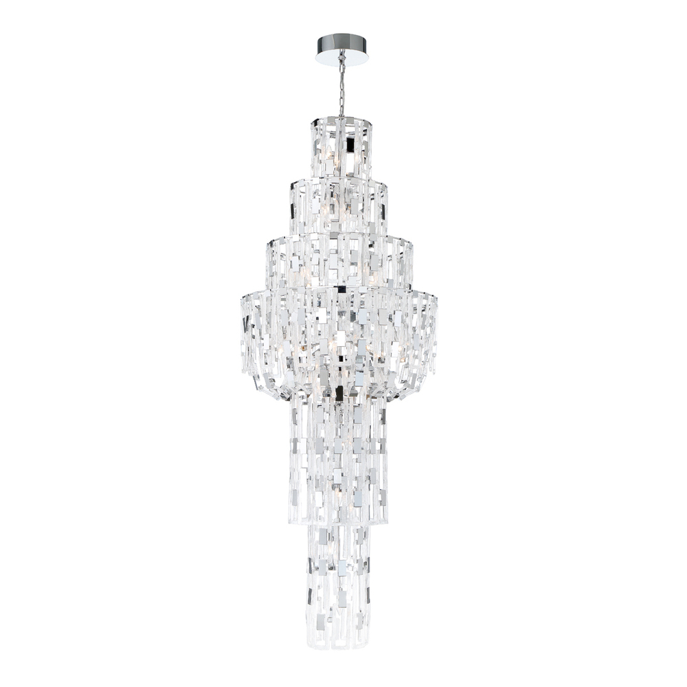 Viviana, 26LT Chandelier, Chrome