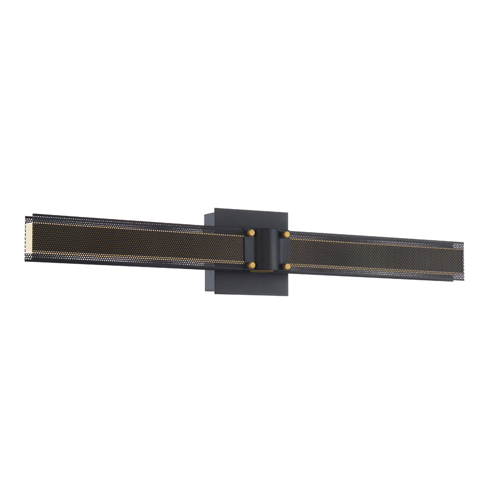 Admiral, LED Wall Sconce, Black