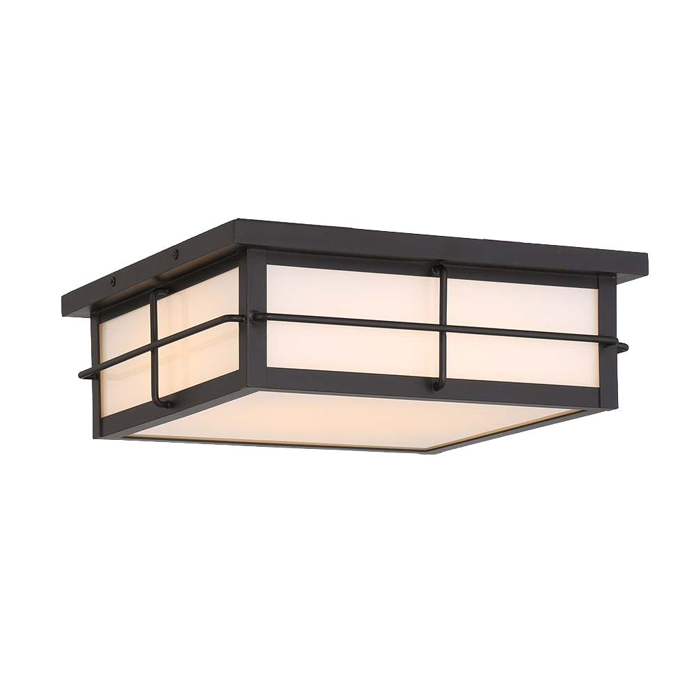 Bensa 1 Light Flushmount in Black