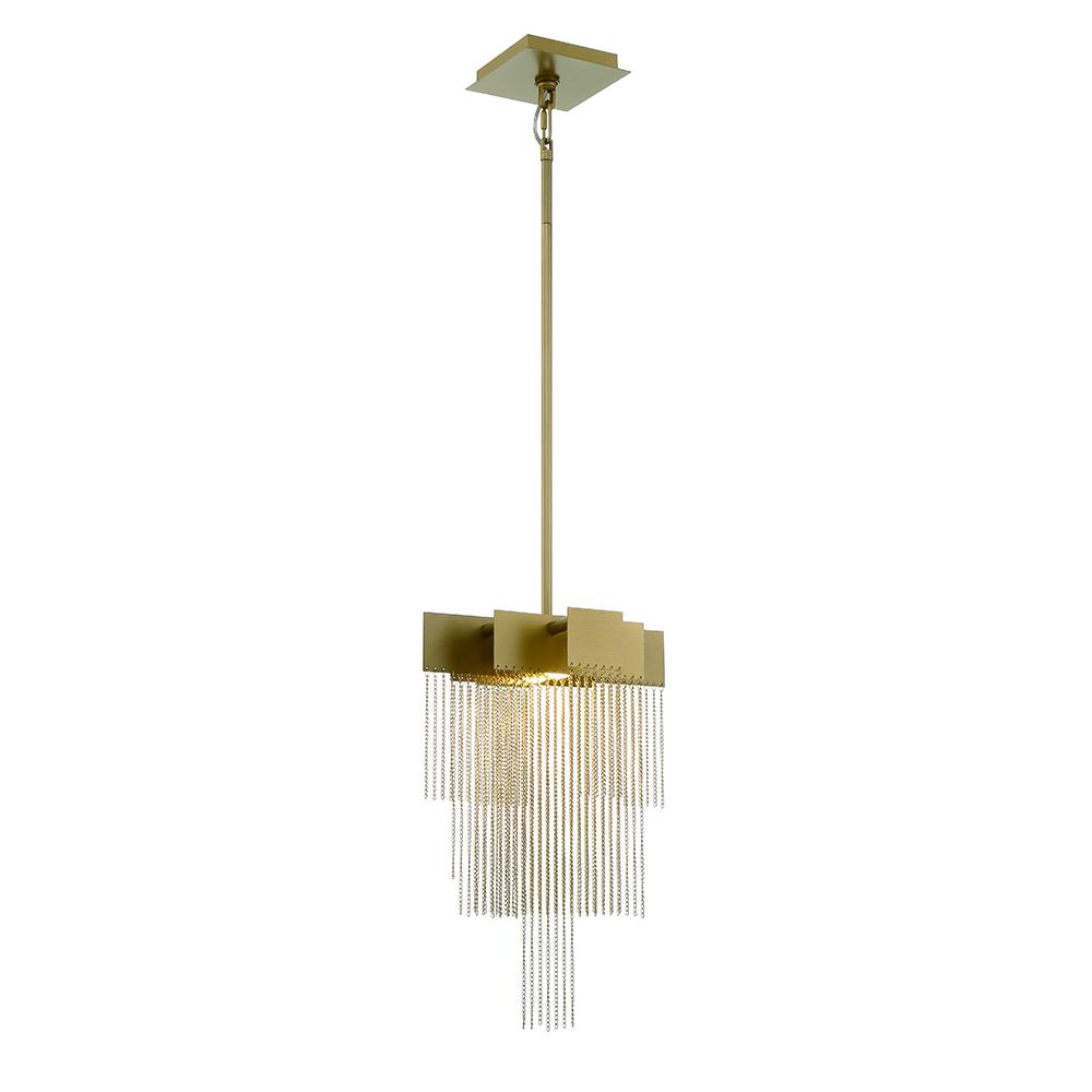 Bloomfield 2 Light Pendant in Gold