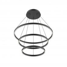 Kuzco Lighting Inc CH87932-BK - Cerchio 32-in Black LED Chandeliers