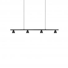  LP19937-BK-UNV - Dune 37-in Black LED Linear Pendant