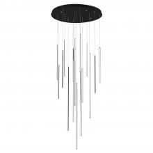  MP14932-BK-UNV-010 - Chute 16 Head Black LED Multi Pendant