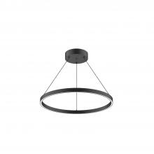  PD87124-BK-UNV-010 - Cerchio 24-in Black LED Pendant