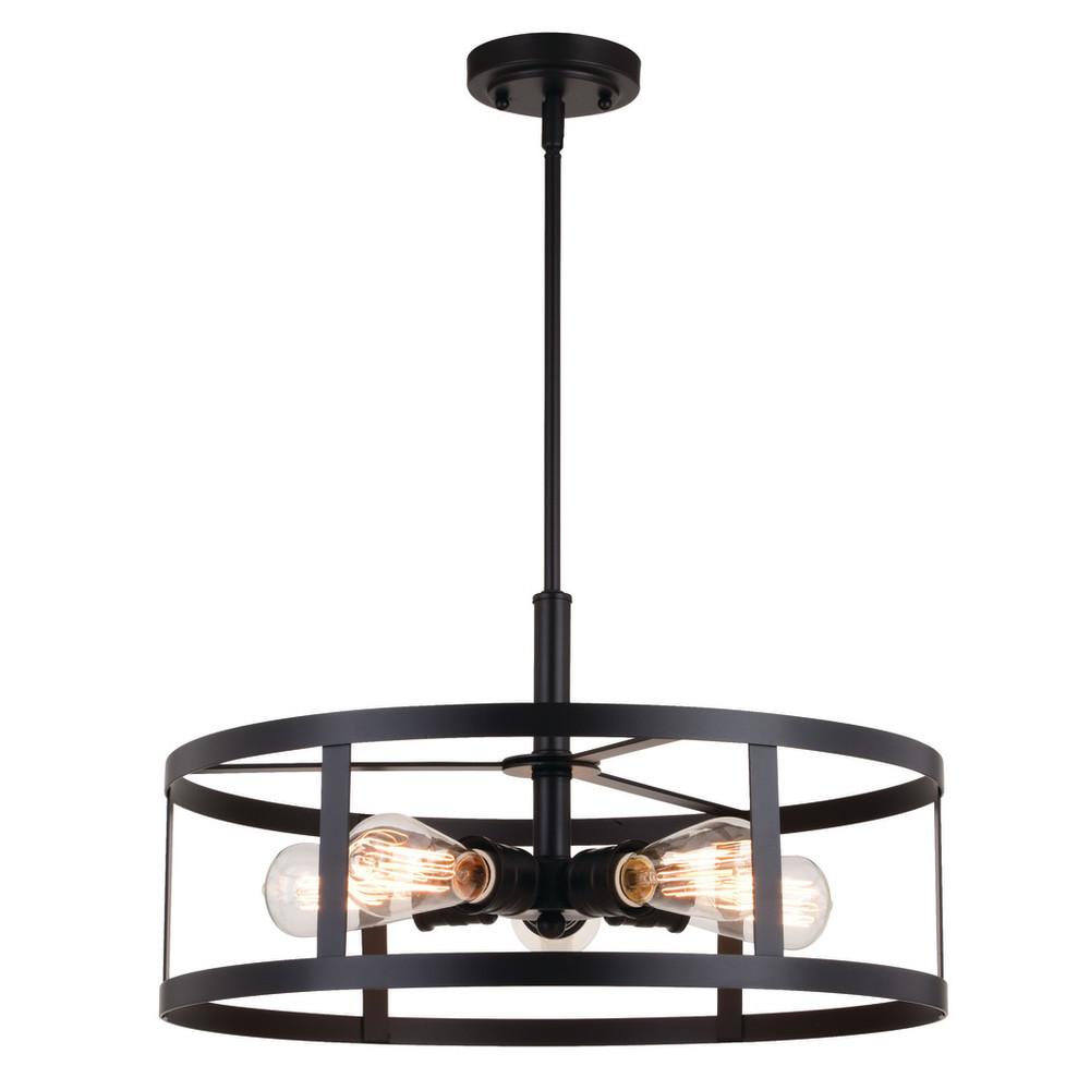 Akron 20-in. 5 Light Pendant Oil Rubbed Bronze