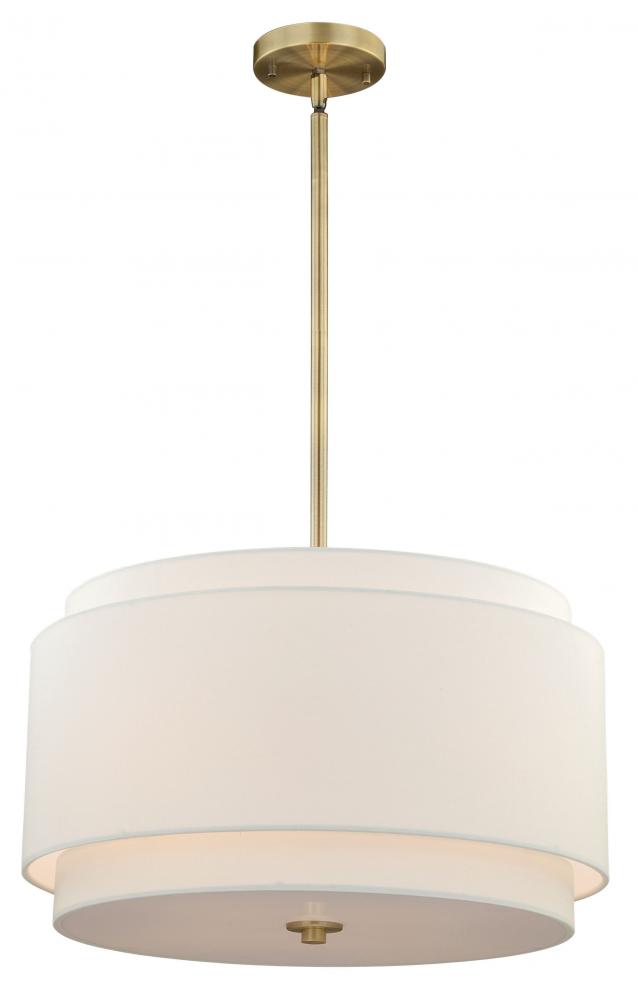 Burnaby 20.5-in Pendant Matte Brass