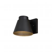  T0769 - Evans 6-in. W LED Outdoor Wall Light Textured Black