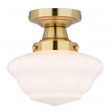  C0311 - Eastgate 8.75-in. W Semi-Flush Ceiling Light Antique Gold