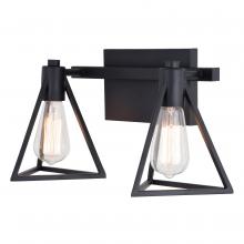  W0444 - Ravenna 2 Light Vanity Matte Black