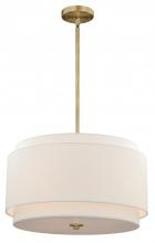 Vaxcel International P0192 - Burnaby 20.5-in Pendant Matte Brass