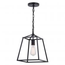 Vaxcel International P0311 - Hayes 10 in. W Mini Pendant Black