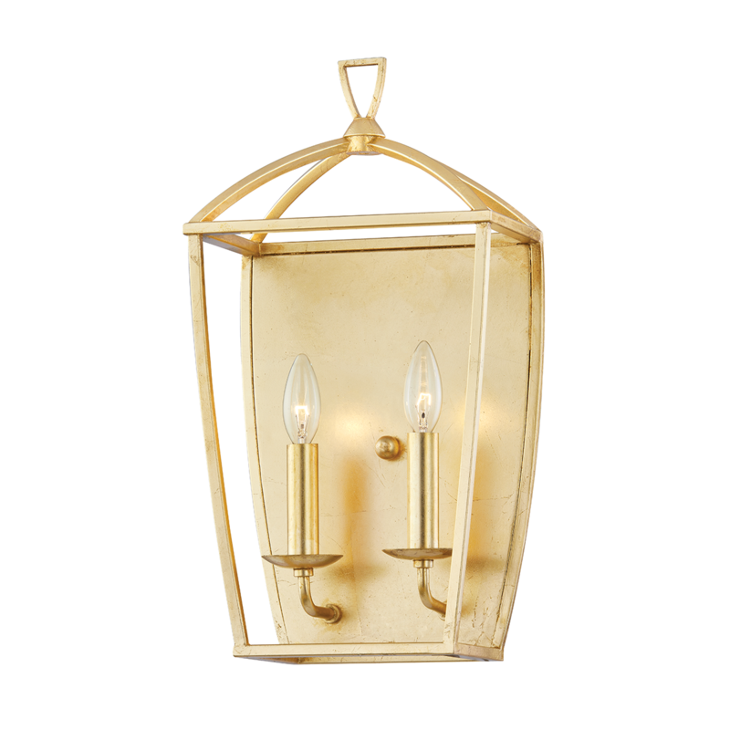 2 LIGHT WALL SCONCE