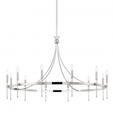 Hudson Valley 4351-PN - 12 LIGHT CHANDELIER