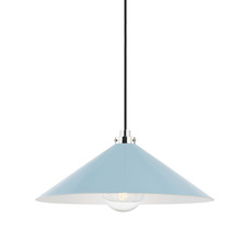 Hudson Valley MDS1402-PN/BB - 1 LIGHT PENDANT