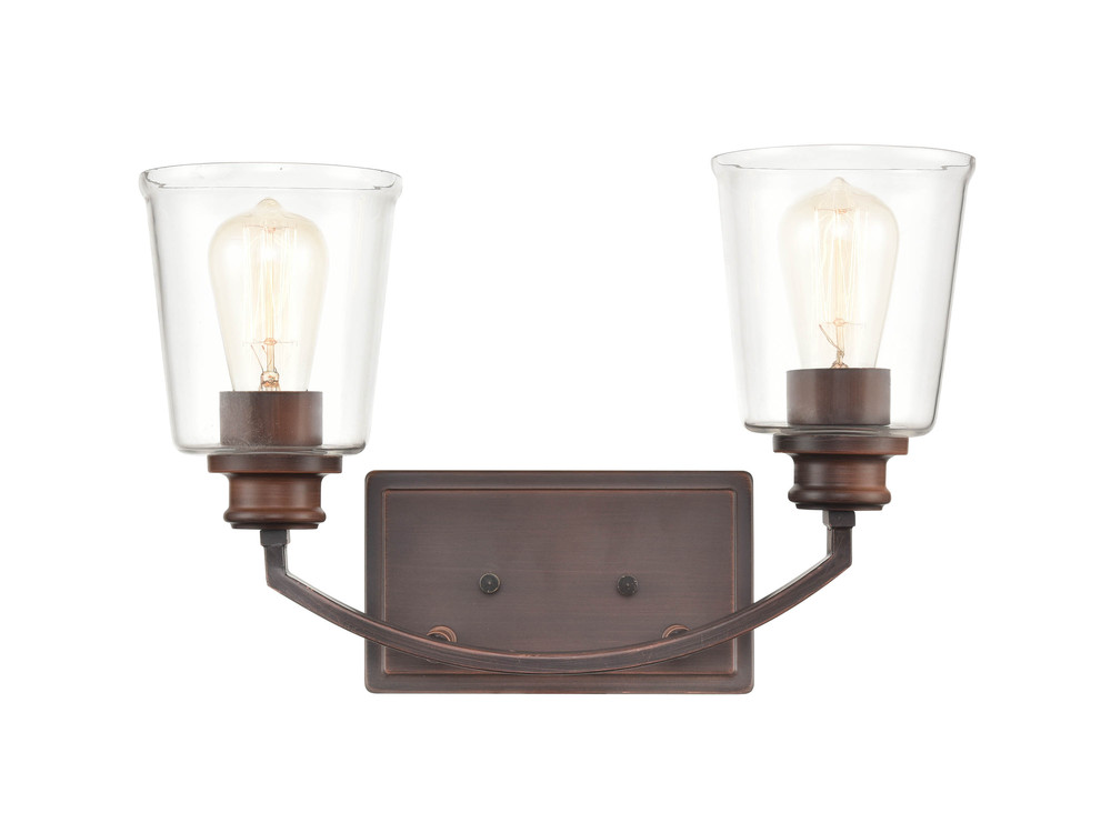 Forsyth 2-Light Vanity Rubbed Bronze