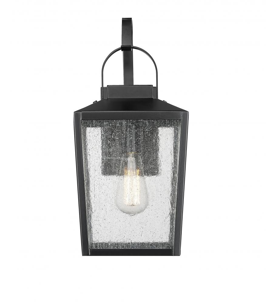 Devens 1-Light Outdoor Wall Sconce Powder Coated Black