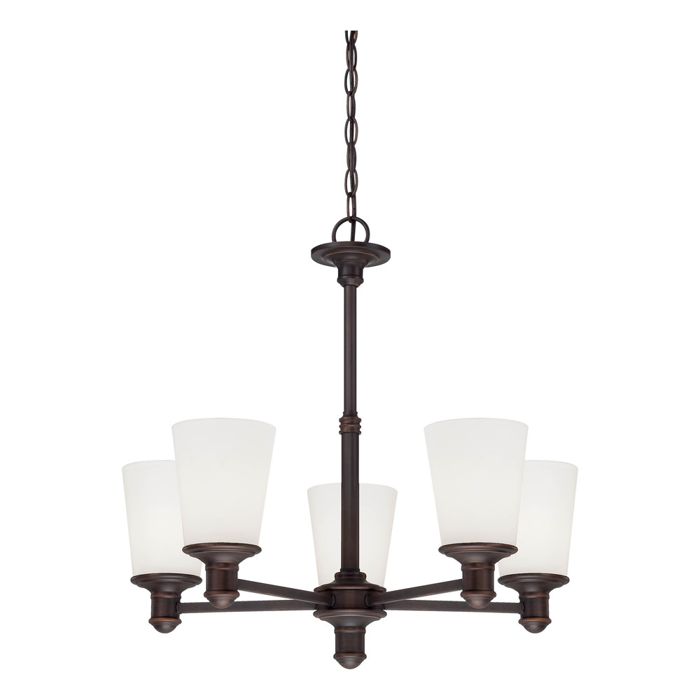 Cimmaron 5-Light Chandelier Ceiling Light Rubbed Bronze