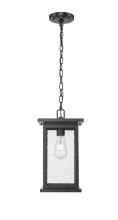  4125-PBK - Bowton 1-Light Outdoor Hanging Lantern Powder Coated Black