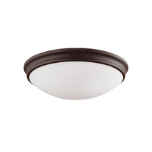  5221-RBZ - 1-Light Flushmount Ceiling Light Rubbed Bronze