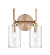  9922-MG - Chastine 2-Light Vanity Modern Gold