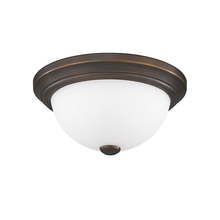  4901-RBZ - 2-Light Flushmount Ceiling Light Rubbed Bronze