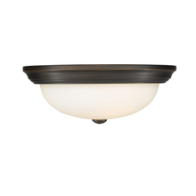  4905-RBZ - 3-Light Flushmount Ceiling Light Rubbed Bronze