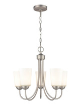  9805-SN - Ivey Lake 5-Light Chandelier Ceiling Light Satin Nickel