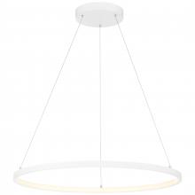  52068LEDD-MWH/ACR - Dual Voltage LED Pendant