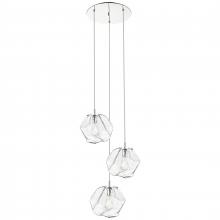  63127LEDDLP-MSS/CLR - 3 Light LED Pendant