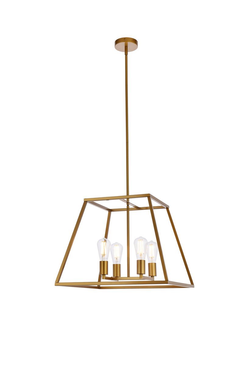 Declan 20 Inch Pendant in Brass