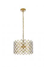  1111D16BR - Lyla 16 Inch Pendant in Brass