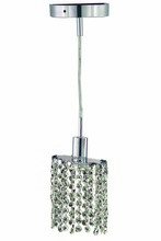 Elegant 1281D-R-E-CL/SA - Mini 1 light Chrome Pendant