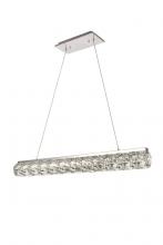  3501D36C - Valetta Integrated LED Chip Light Chrome Chandelier Clear Royal Cut Crystal