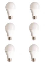  A19LED802-6PK - LED A19, 5000k, 160 Degree, CRI80, UL, 10W, 60w Equivalent, 15000hrs