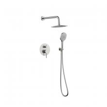  FAS-9001BNK - George Complete Shower Faucet System with Rough-in Valve in Brushed Nickel