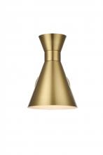  LD2353SG - Halycon 6 Inch Wall Sconce in Satin Gold