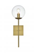  LD2359SG - Neri 6 Inch Wall Sconce Clear Shade in Satin Gold