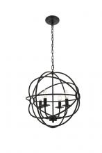  LD4006D18DB - Octavia 4 Light Dark Brown Pendant