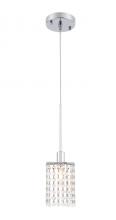 Elegant LD7500C - Taylor 1 Light Chrome Pendant