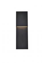  LDOD4001BK - Raine Integrated LED wall sconce in black