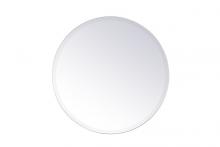  MR401924 - Gracin Round Mirror 24 Inch in Clear