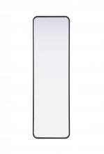  MR8A1860BLK - Contour Metal Rectangle Mirror 18x60 in Black