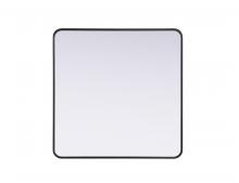  MR8A3636BLK - Contour Metal Rectangle Mirror 36x36 in Black