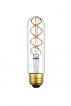  T10LED103-6PK - LED Decorative Helix vertical 2200K nostaligic filament 6 watts 330 lumens T10 light bulb