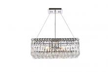 Elegant V2034D20C/RC - MaxIme 4 Light Chrome Chandelier Clear Royal Cut Crystal