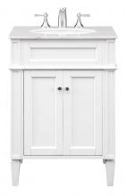  VF-1026 - 24 In. Single Bathroom Vanity Set in White