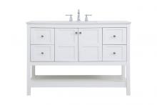  VF16448WH - 48 Inch Single Bathroom Vanity in White